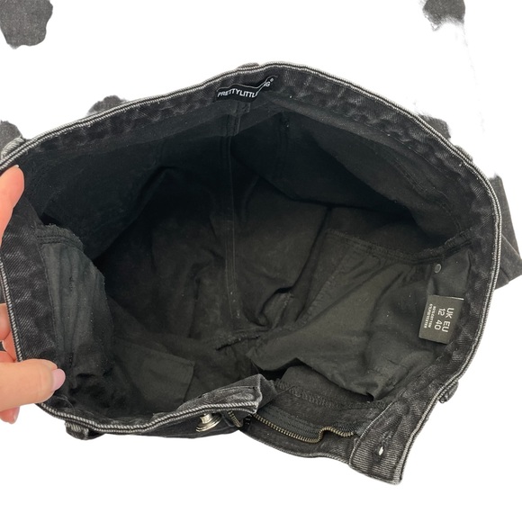 PrettyLittleThing Jeans 12 Long Black - Picture 7 of 16